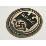 A WW2 German D.D.A.C (Automobile club) car badge