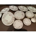 A Minton bone China dinner service “Suzanne” patte