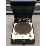 A childs Decca 50 tabletop gramophone