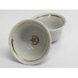 Two WW1 Ottoman Officers tea cups
