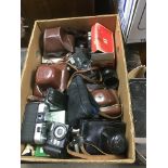 A box of cameras.