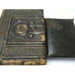 Two Edwardian photo albums.