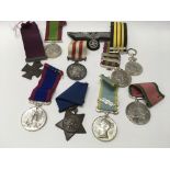 A group of reproduction medals.
