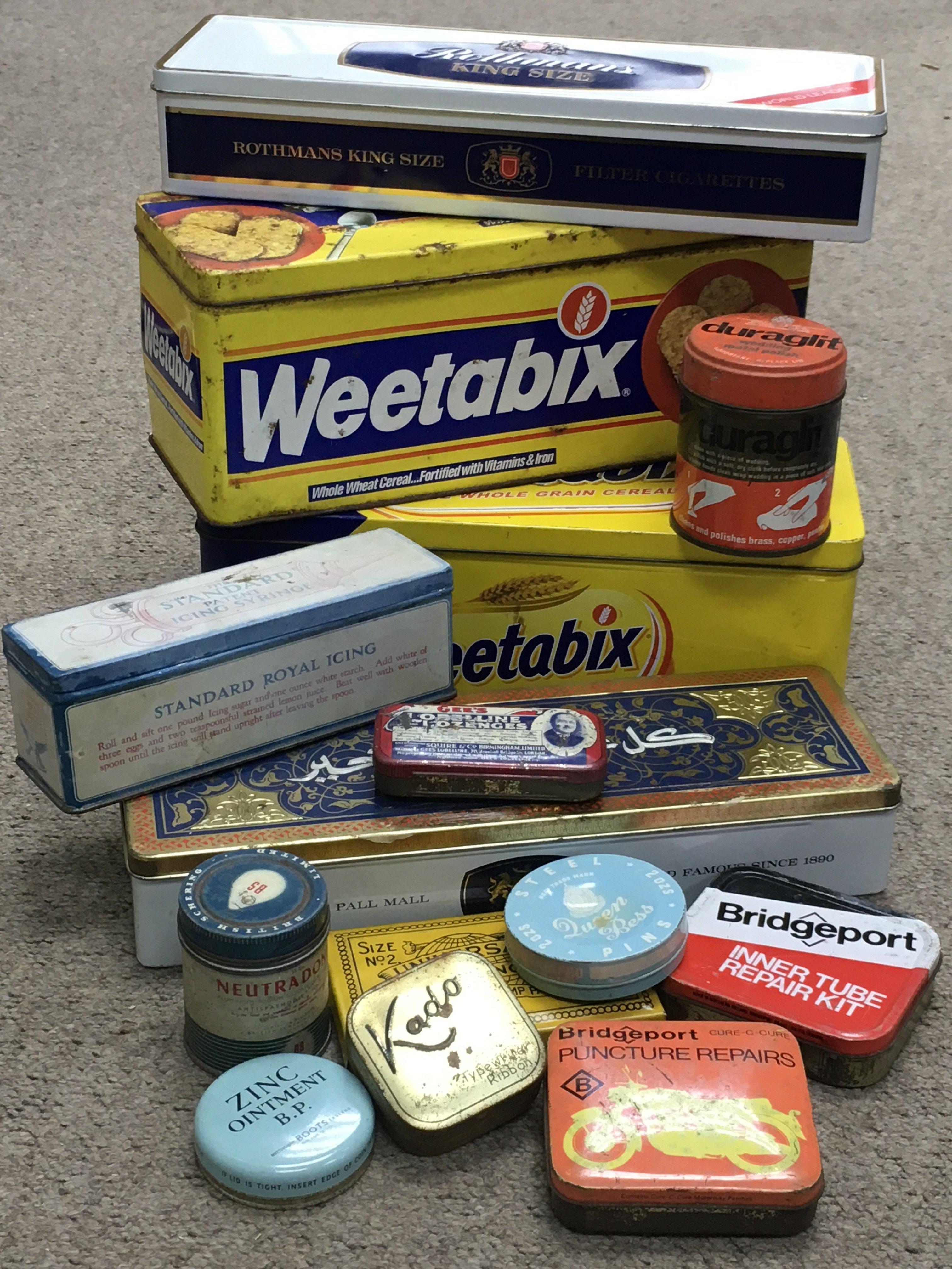 A collection of vintage tins. - Image 2 of 2