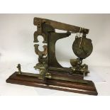 An antique cast brass resistance strain measure an