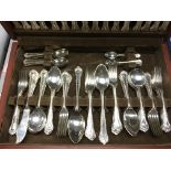 A silver plated Arthur Price canteen of cutlery