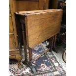 A small mahogany Sutherland table