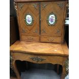 A French 19 th century style writing desk with app