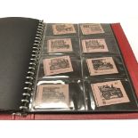 3 folios of complete stamp books