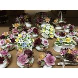 A collection of Royal Albert Country rose and Roya