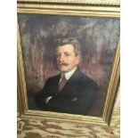 A gilt frame picture of a gentleman