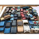 A collection corgi cars.