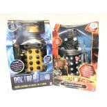 A radio controlled Davros and a Radio controlled D