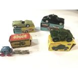 A Corgi toys Triumph T.R.3 Sports car#305, a corgi