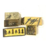 A collection of Dinky war time figures, Tri-ang sh