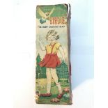 A mechanical Birdie working doll. Boxed