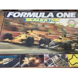 Scalextric, boxed, Formula one Silverstone set, no