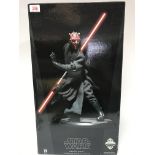 A Star Wars Darth Maul Premium format figure. Boxe