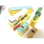 4 Dinky toys Loading ramps and 4 other vehicles.(8