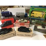 A collection of Diecast cars etc