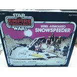 A boxed Palitoy Star Wars Snow Speeder.