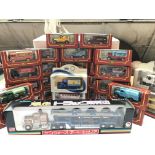 A collection of boxed Cameo Diecast cars and other