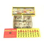 A Gilco traffic road sign set boxed , a Dinky toys