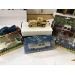 A collection of Boxed Dinky and other Cars ect.(6)