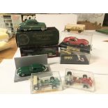 A collection of various Diecast including,Jaguar,L