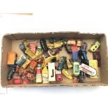 A collection of play worn Matchbox toys etc.