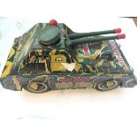 A ME 809 anti tank tin plate toy.