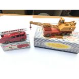 A Dinky Fire Engine#555 and a Dinky Lorry mounted