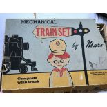 A Mechanical Train set, boxed