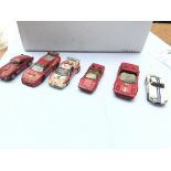 A large collection of Ferrari toy cars.