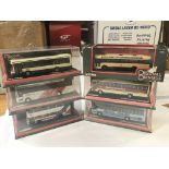 A collection of Corgi Original Omnibus Company bus