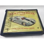 A Matchbox series collectors case 41 with contents