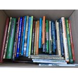 A box containing a collection of books on Steam an