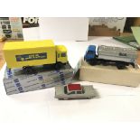 2 diecast lorry's and a Dinky Fireflight. (3)