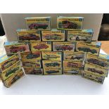A collection of 34 Matchbox super fast cars boxed.