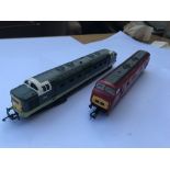 A Hornby class 55 Deltic train and a Hornby class