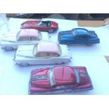 5 tin plate Buick cars. (5)