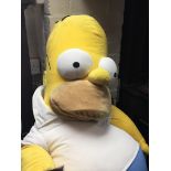 A Large Homer and Bart Simpsons soft toys - NO RES