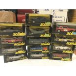 A collection of Solido boxed cars (13)