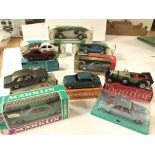 A collection of Marklin, mobile, Solido cars all b