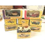 A collection of Matchbox "models of Yesteryear" al