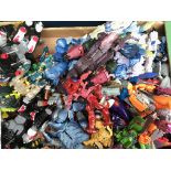 A collection of Beast wars and Transformers figure