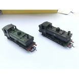 2 Bachmann Panner tank Locomotives one black the o