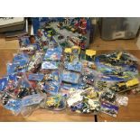 A large collection of 1990s Lego System sets including some Fire Station, RES. Q, and others