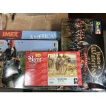 A collection of Revell,Imex, Strelets models. All