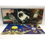 Five Krautrock LPs by various artists including As